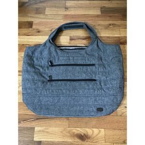 Lug Gondola Heather Gray Slouch Tote Weekender Carry All Bag Travel Organization